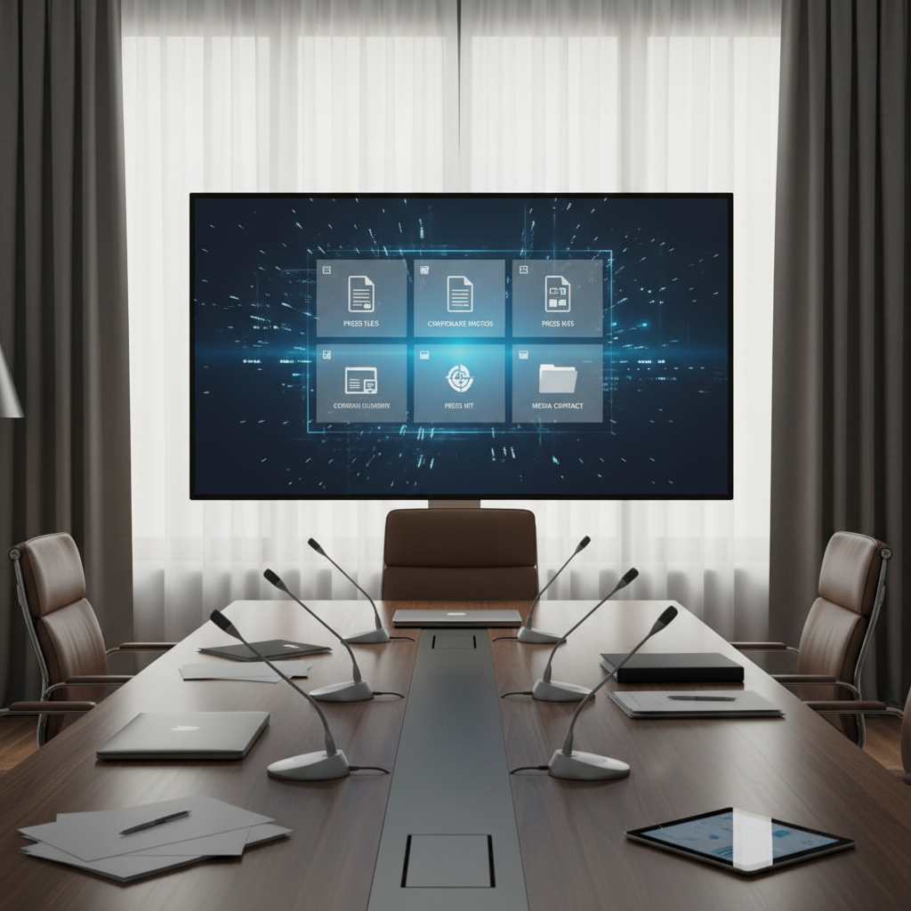 Sala de imprensa digital e confiança da imprensa