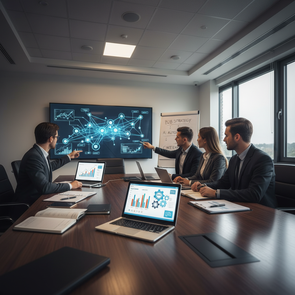 Atendimento automatizado com IA e CRM no B2B