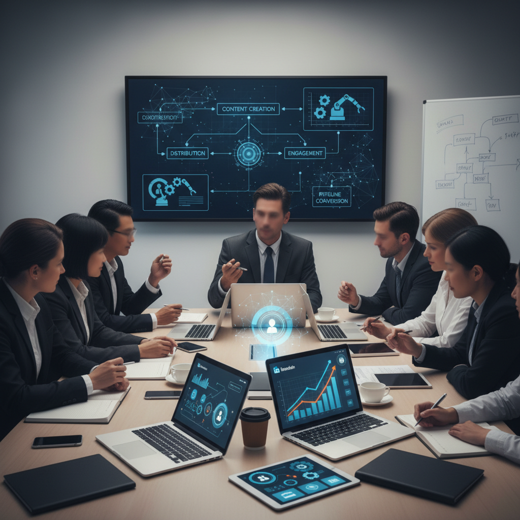Marketing de conteúdo B2B no LinkedIn e pipeline