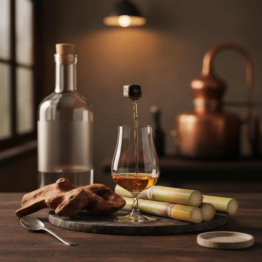 Cachaça em bálsamo: aroma, madeira e serviço