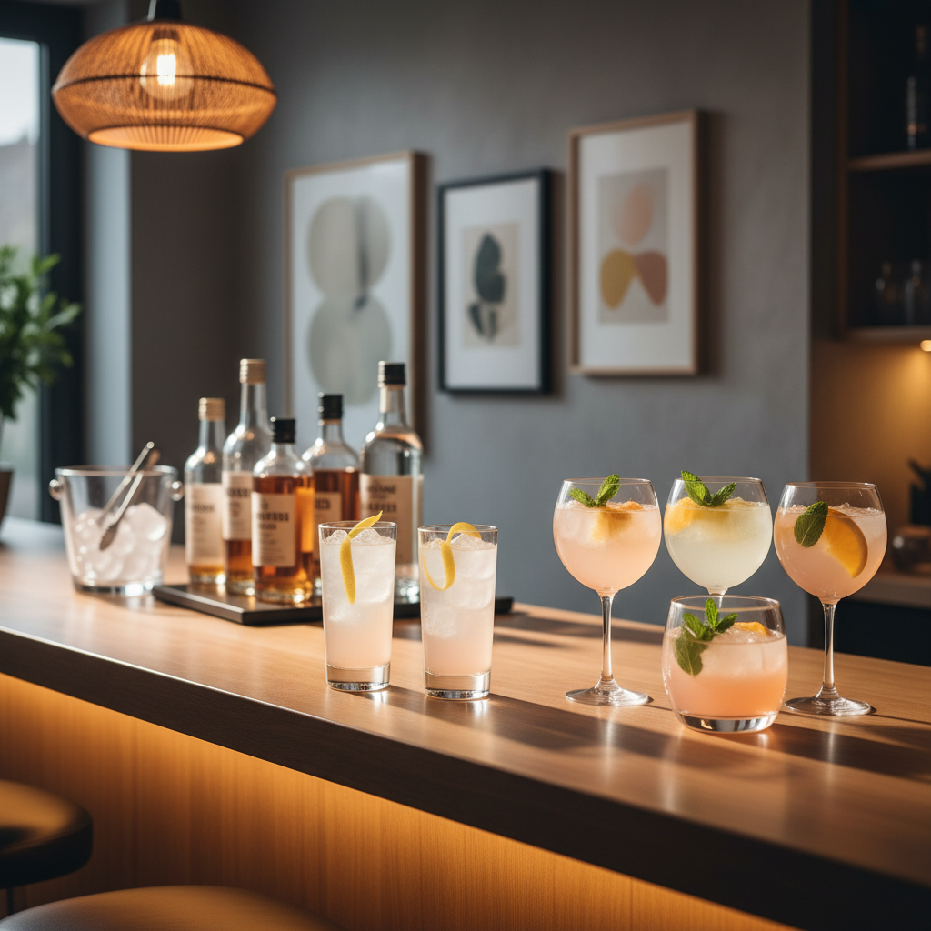 Low-ABV drinks para receber em casa