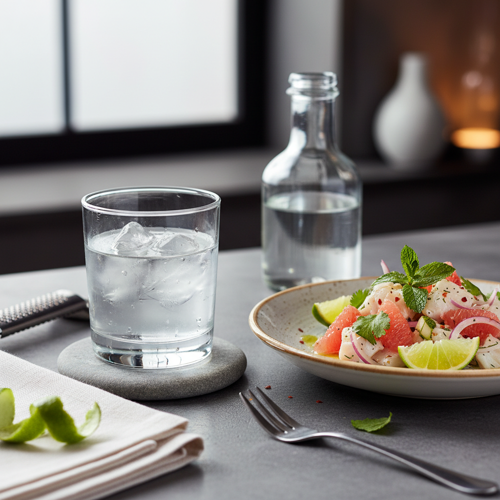 Tequila blanco com ceviche: guia de harmonização