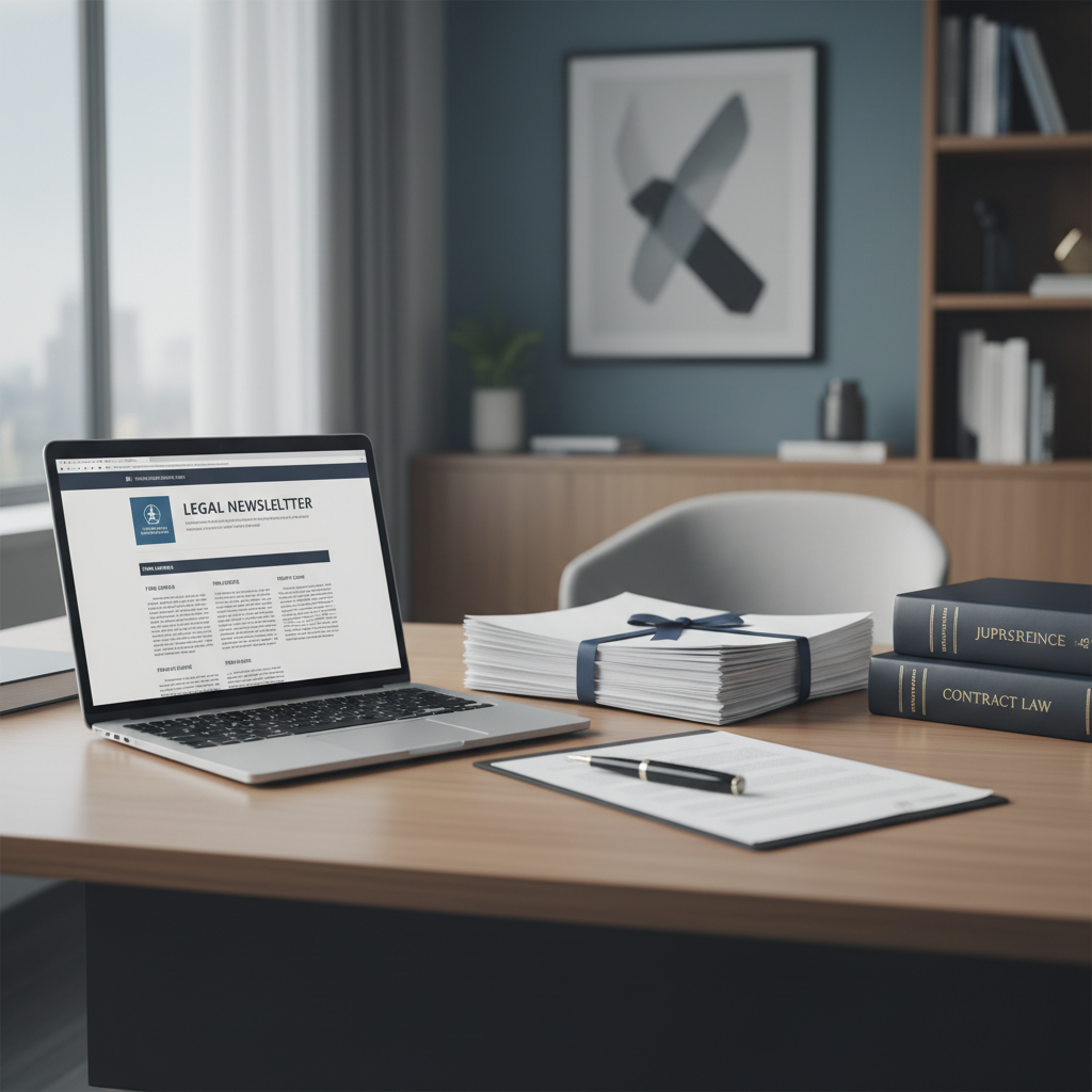 Newsletter jurídica com ética para escritórios