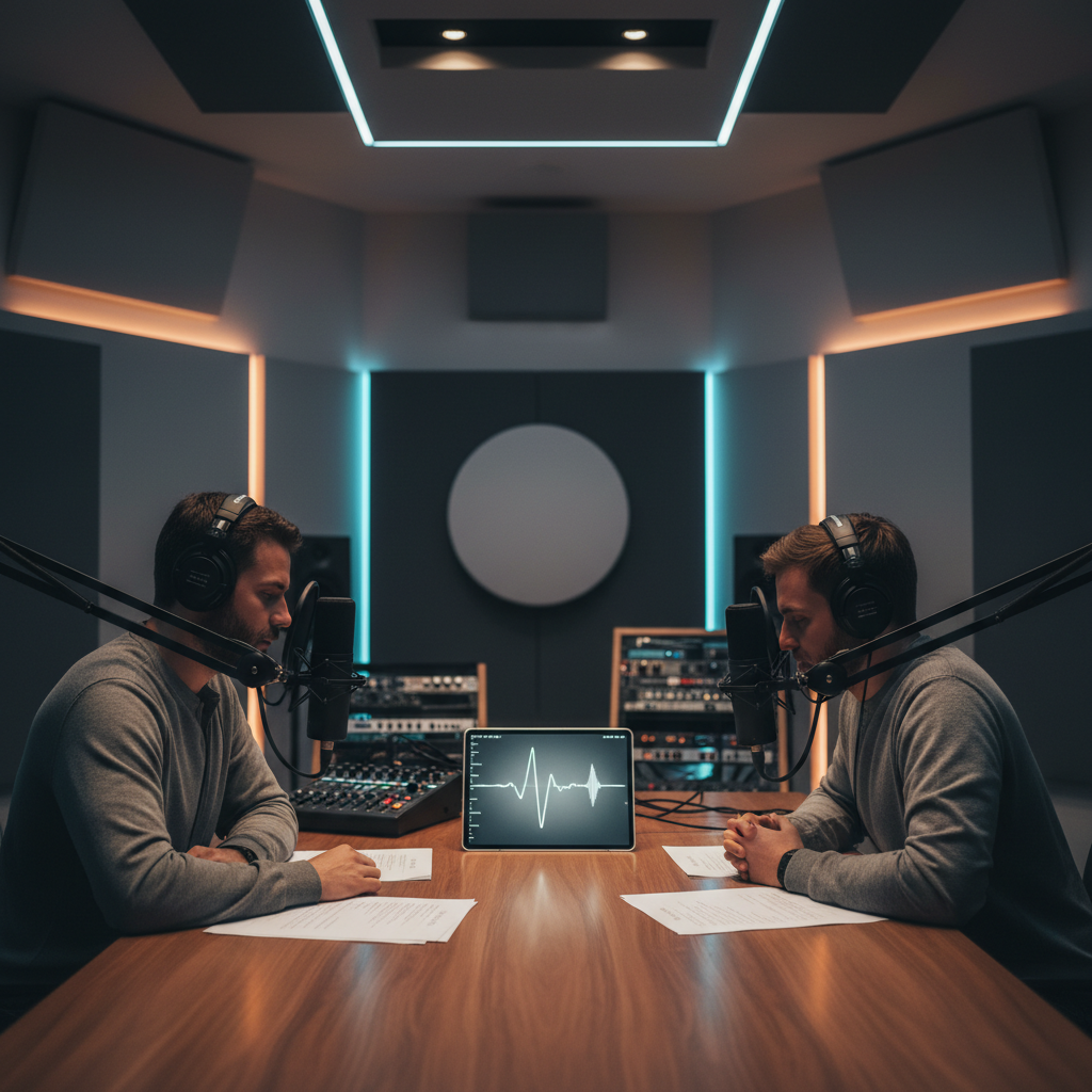 Entrevista em áudio com clareza e contexto
