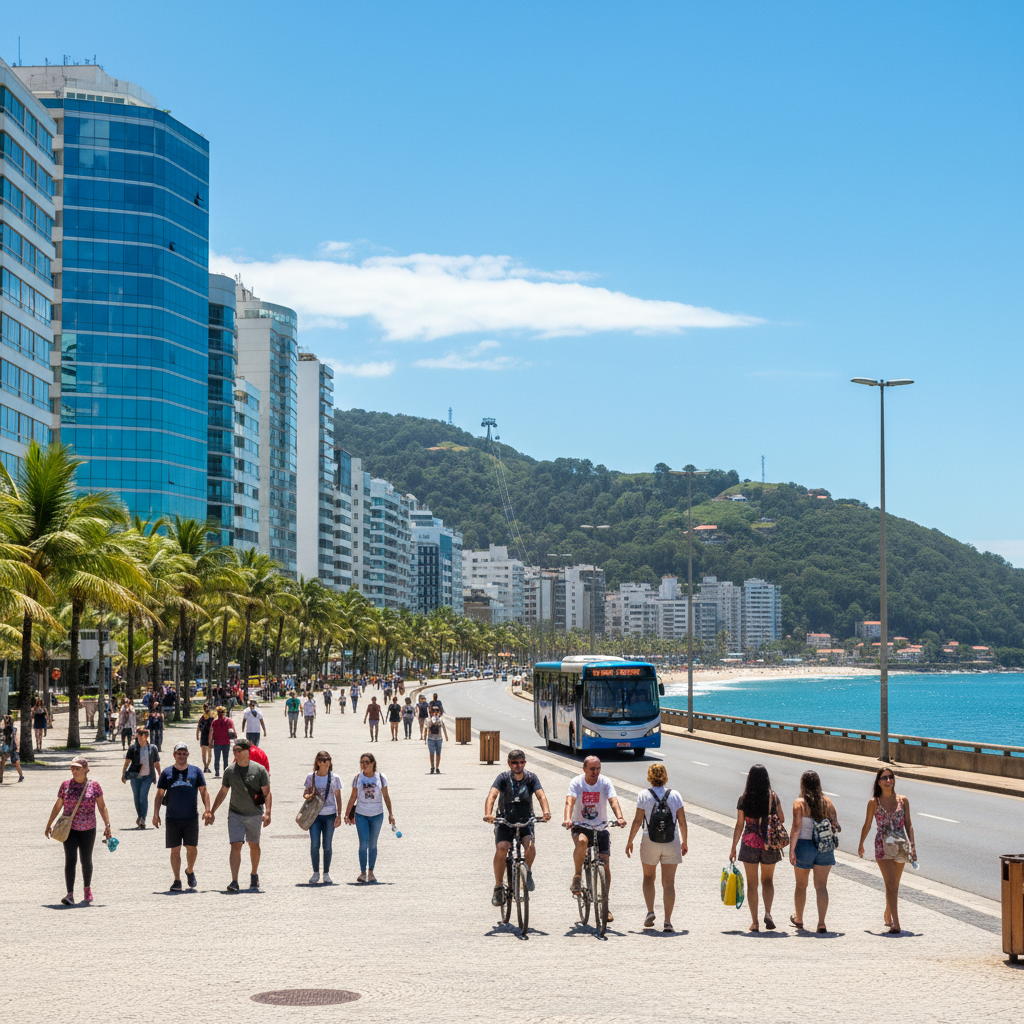Balneário Camboriú sem carro no fim de semana