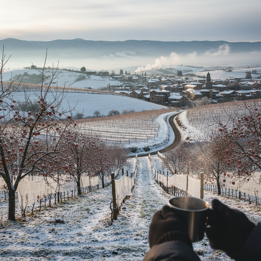 São Joaquim no inverno além da neve